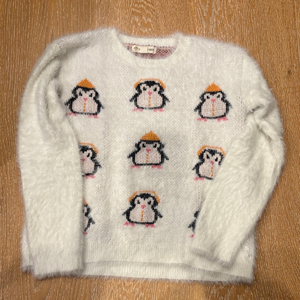 Tucker + Tate White Penguin Sweater